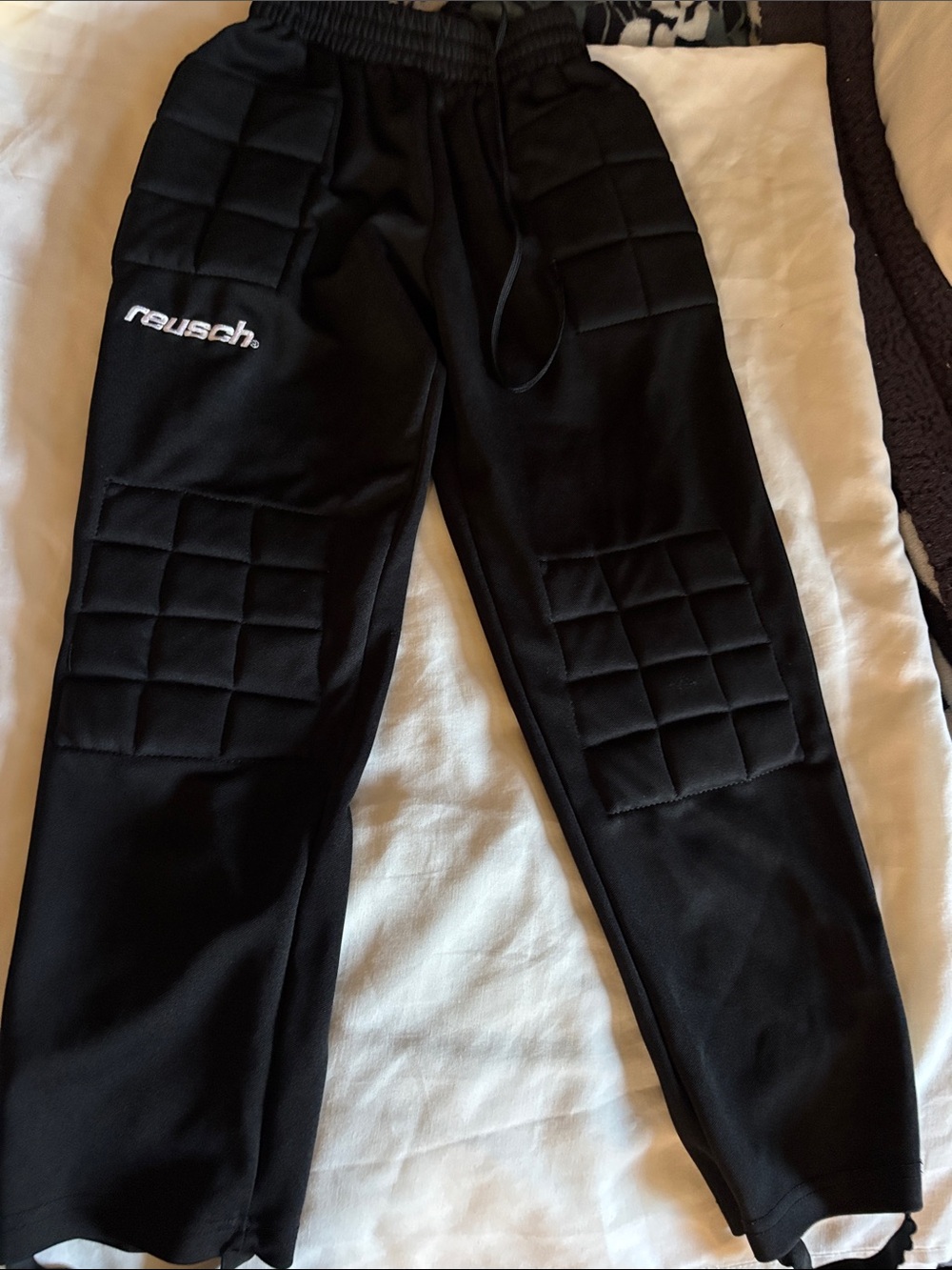 Kids unisex  Black Padded Goalkeeper Joggers